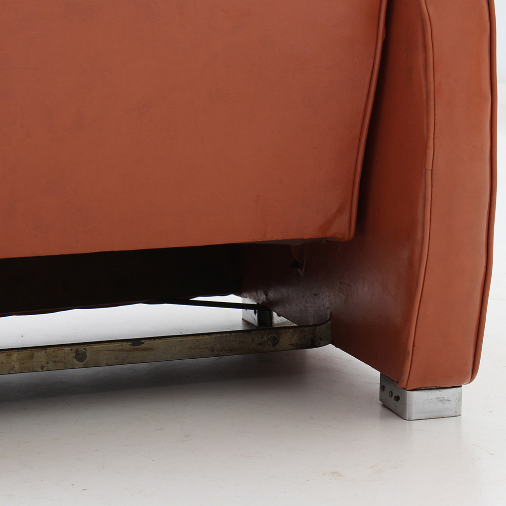 Mid Century Modern Vinyl Recliner