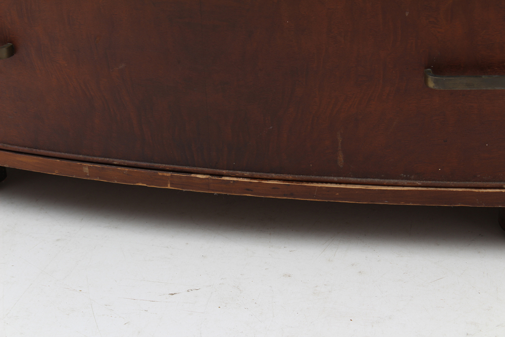 Walnut Five Drawer Tall Chest