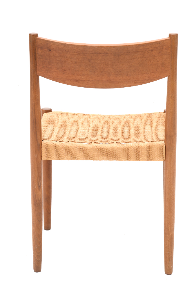 Danish Modern Woven Side Chairs