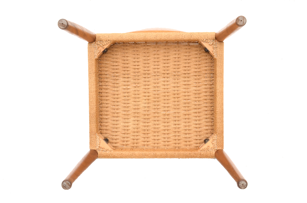 Danish Modern Woven Side Chairs