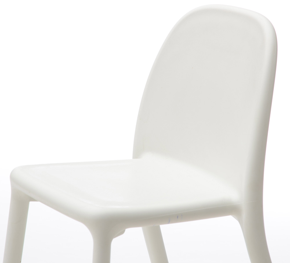 Pair of IKEA "Urban" Children's Stools in White