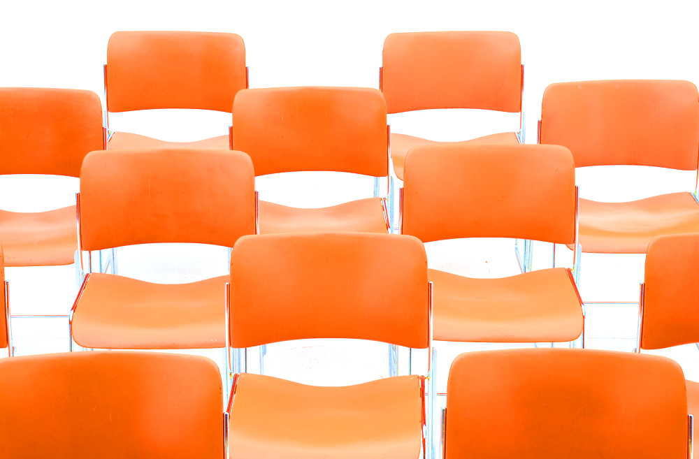 Set of Twelve Stacking "40/4" Chairs