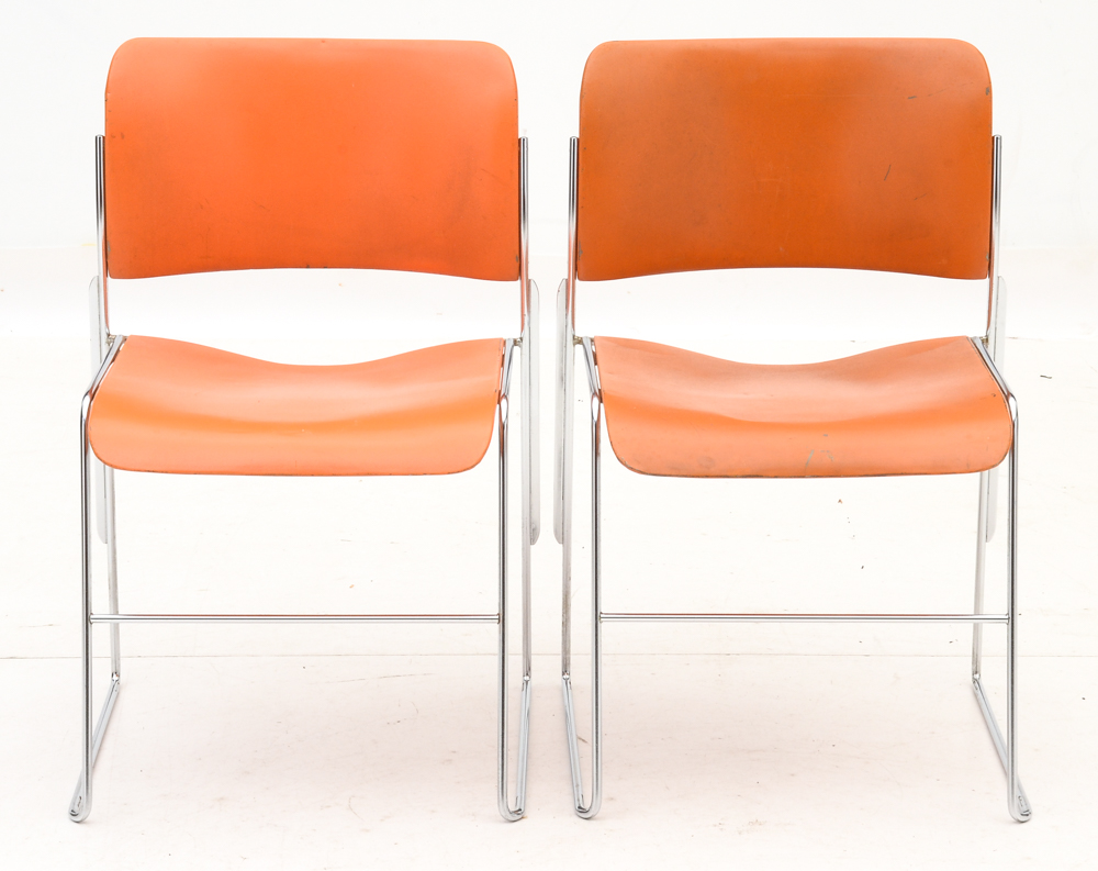 Set of Twelve Stacking "40/4" Chairs