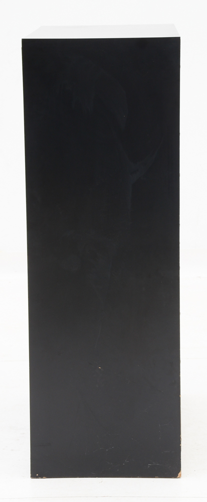 Black Lacquer and Burl Wardrobes