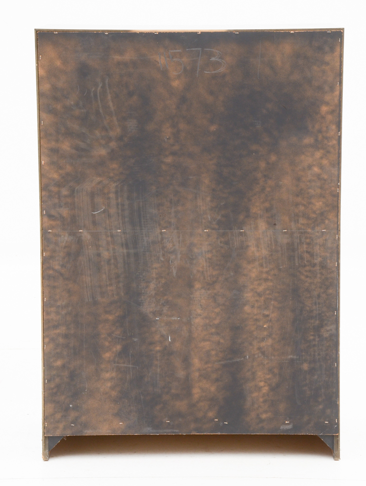 Black Lacquer and Burl Wardrobes