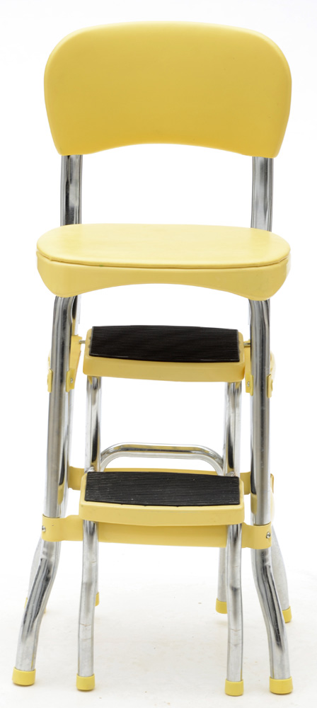 Yellow Metal Cosco Step Stool