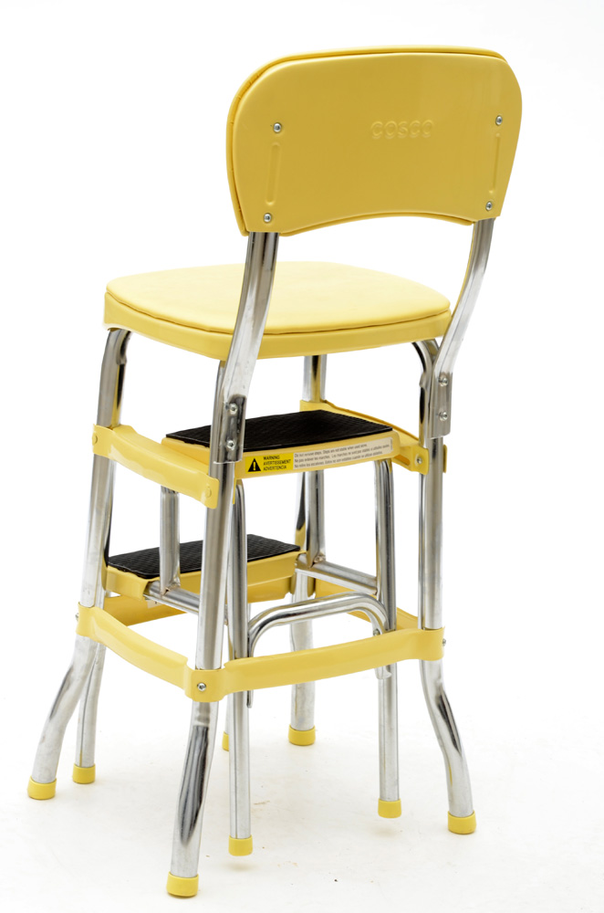 Yellow Metal Cosco Step Stool