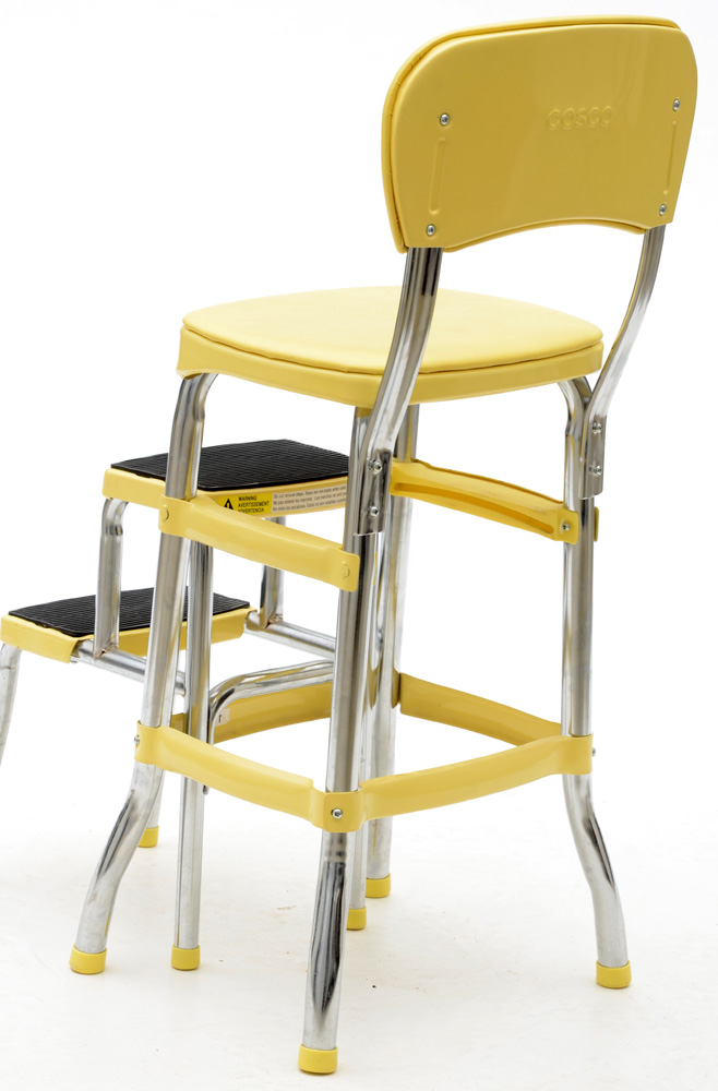 Yellow Metal Cosco Step Stool