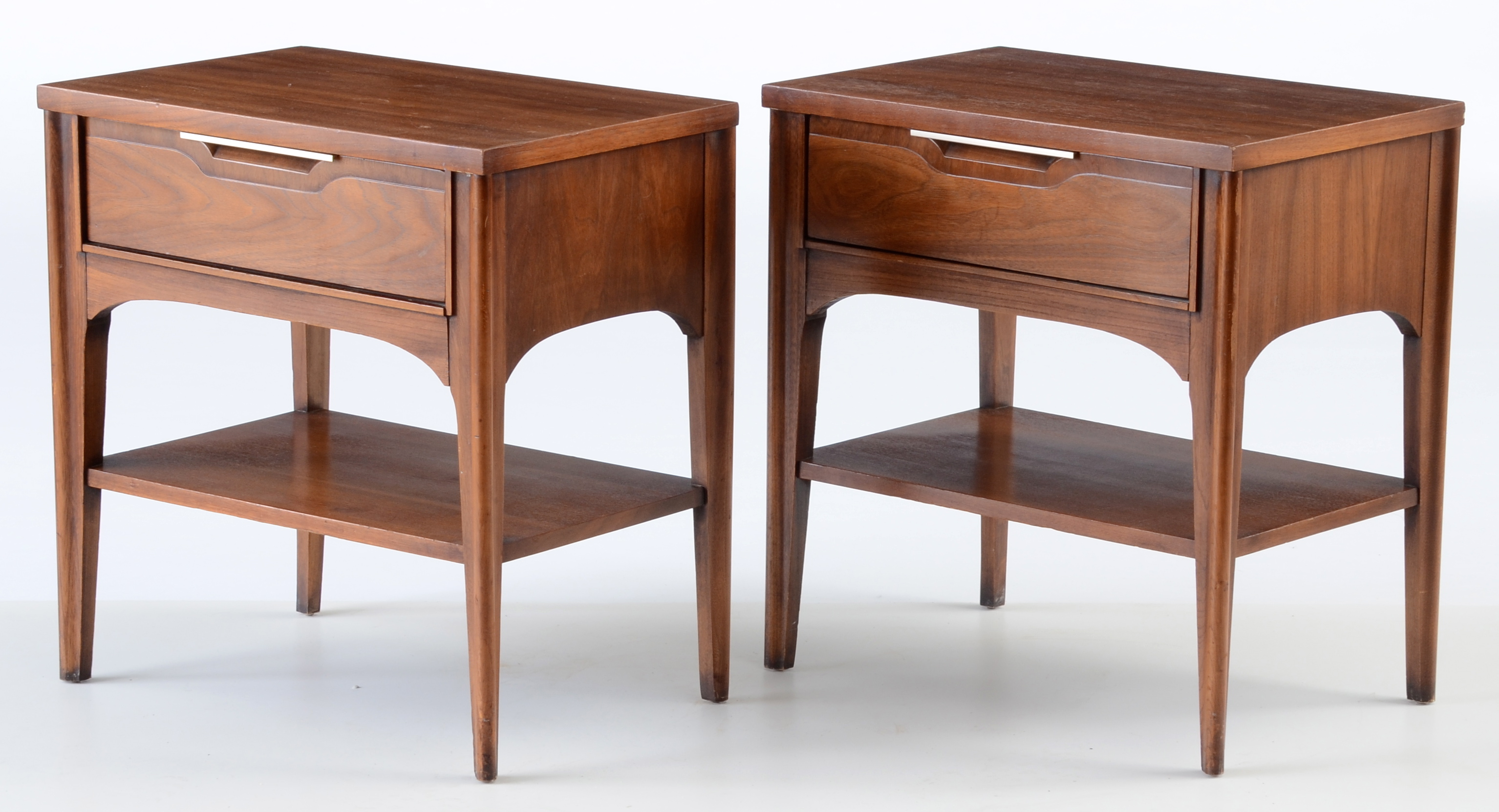 Pair of Kent Coffey "Impact" Nightstands
