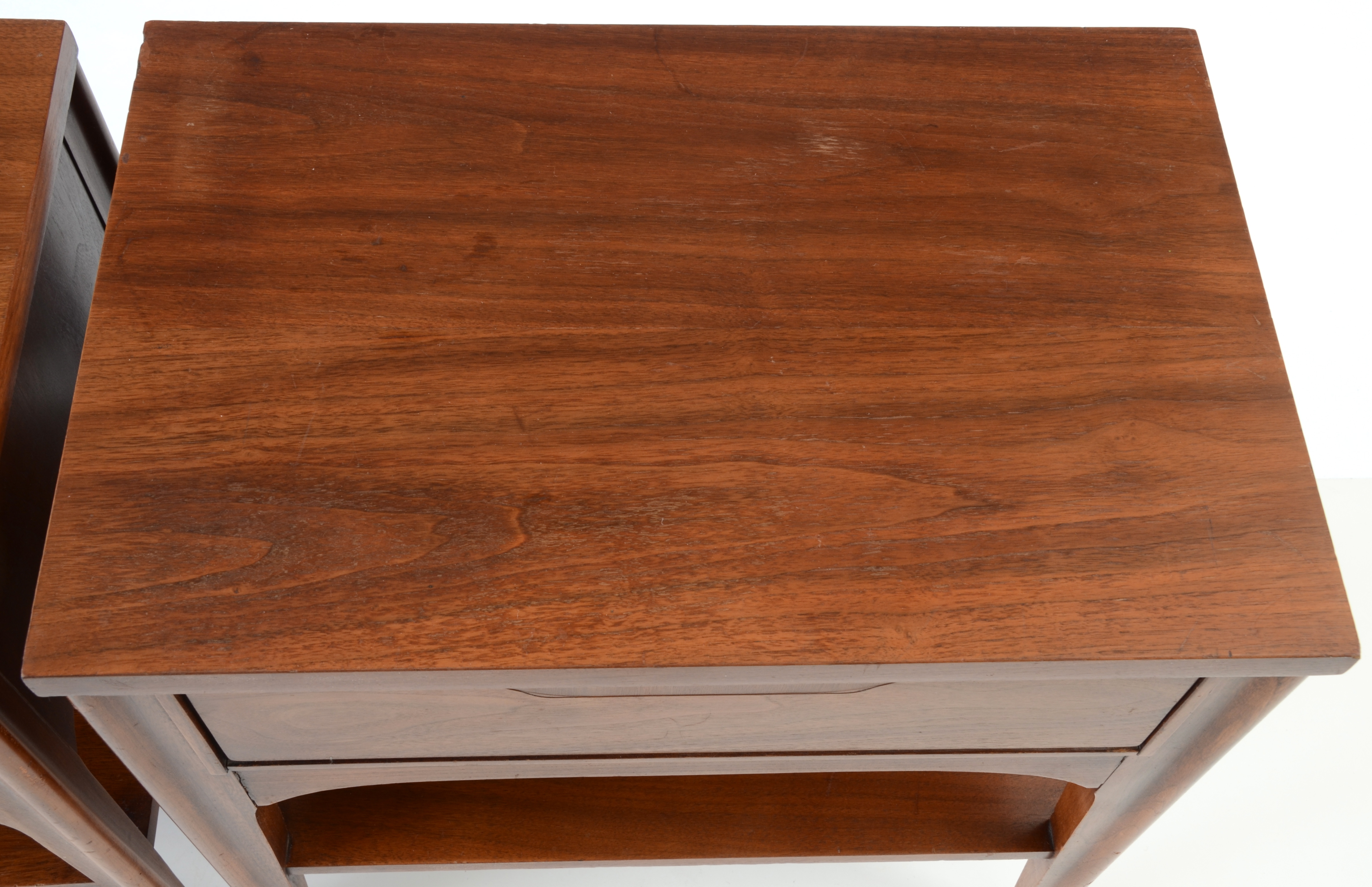 Pair of Kent Coffey "Impact" Nightstands