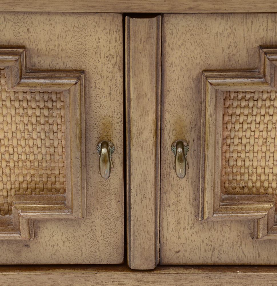 Mid Century Low Console Table