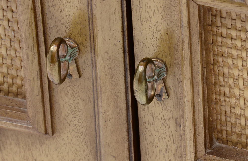 Mid Century Low Console Table