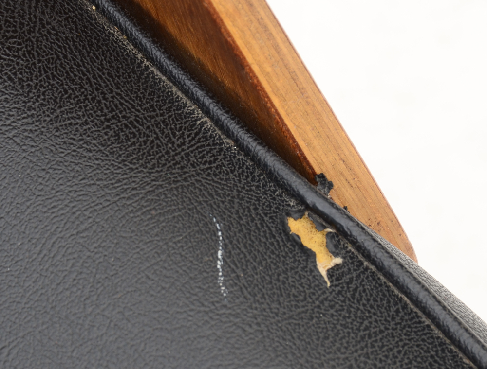 Set of Four Gondola-Form Swivel Chairs