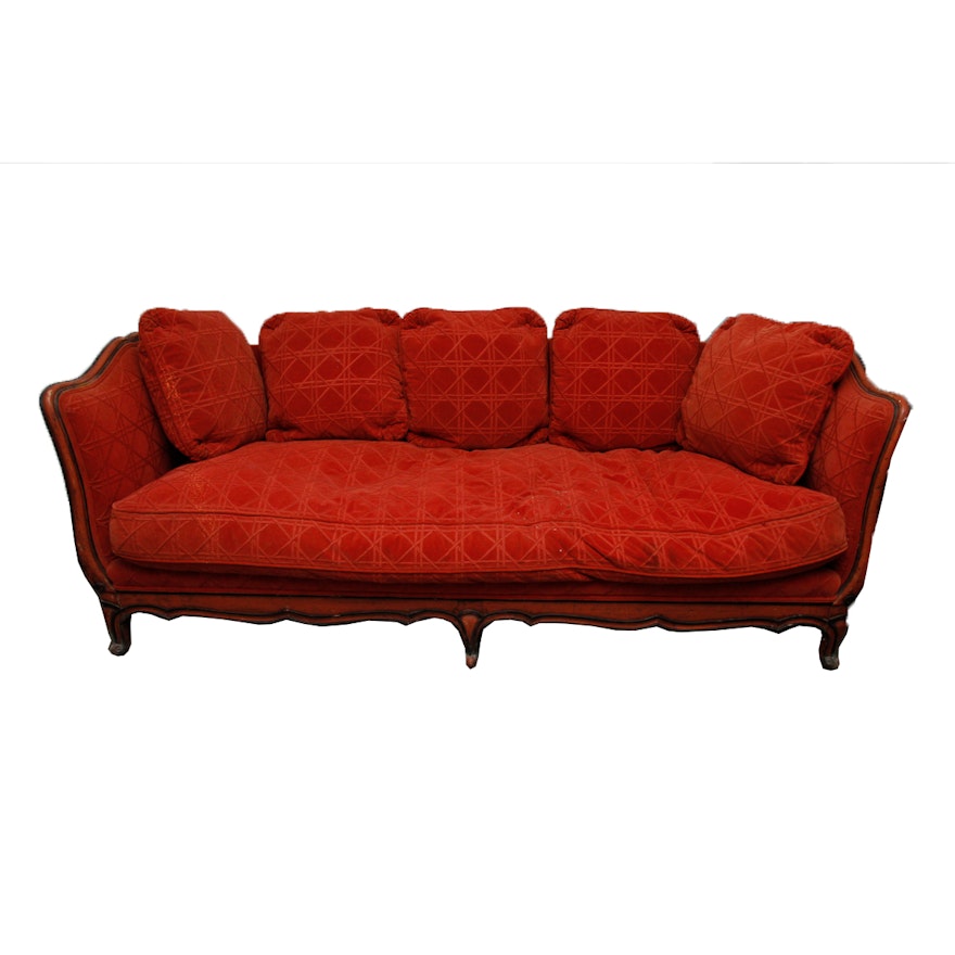 Louis XV Style Backless Sofa