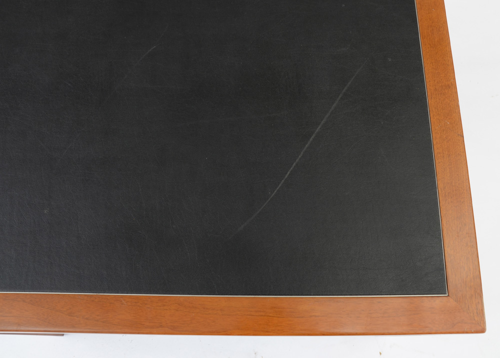 Stow Davis End Table with Black Inset Top