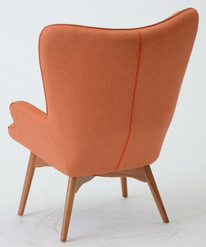 Contemporary Grant Featherston Contour Chair and Ottoman Replica