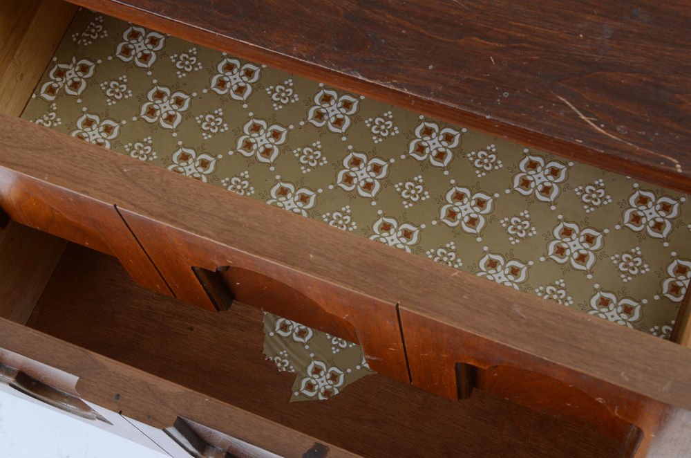 Mid Century Modern Dixie Walnut Nightstands