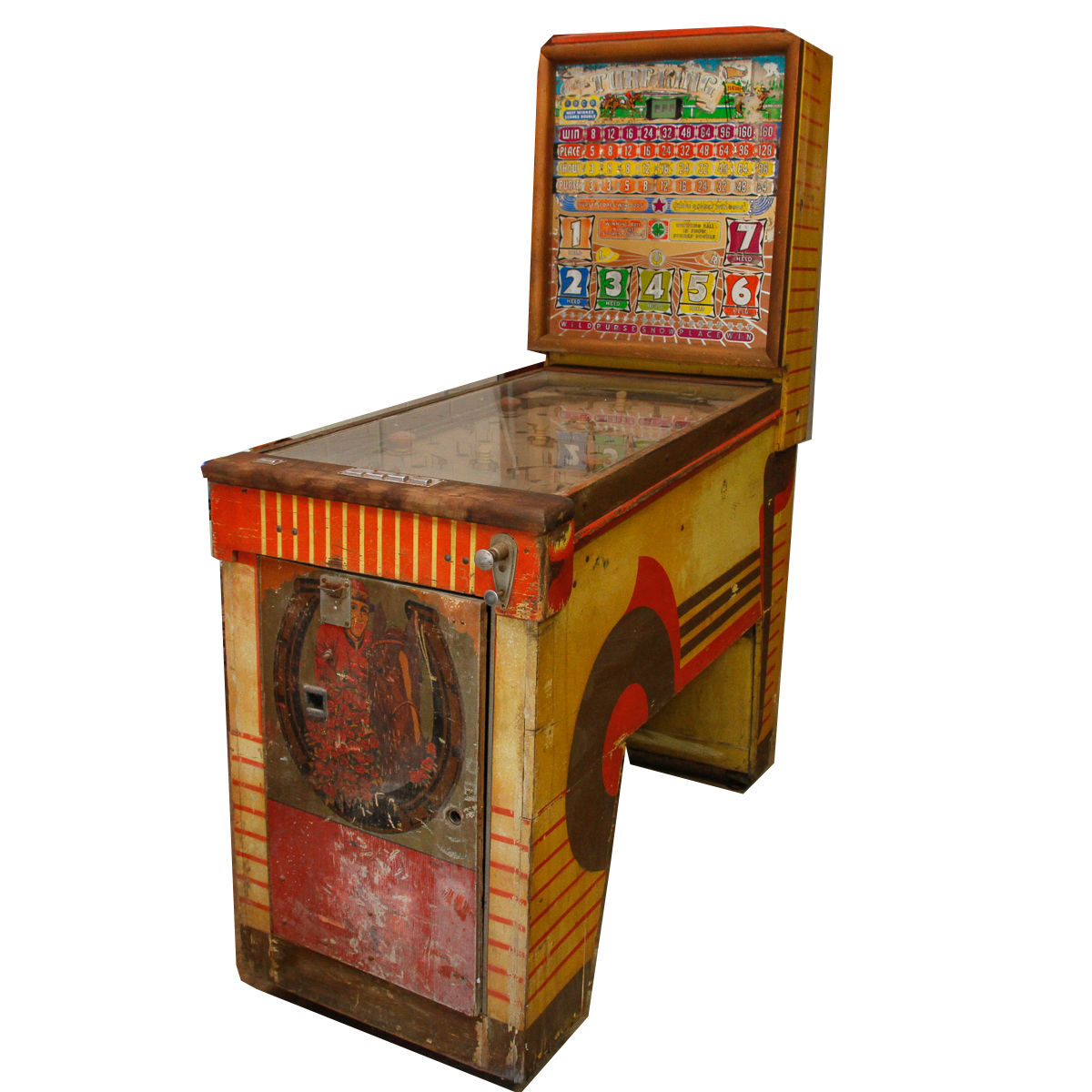 1950 Bally "Turf King" Bingo Pinball Machine