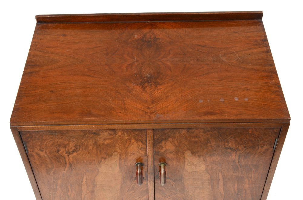 Vintage Walnut Media Cabinet