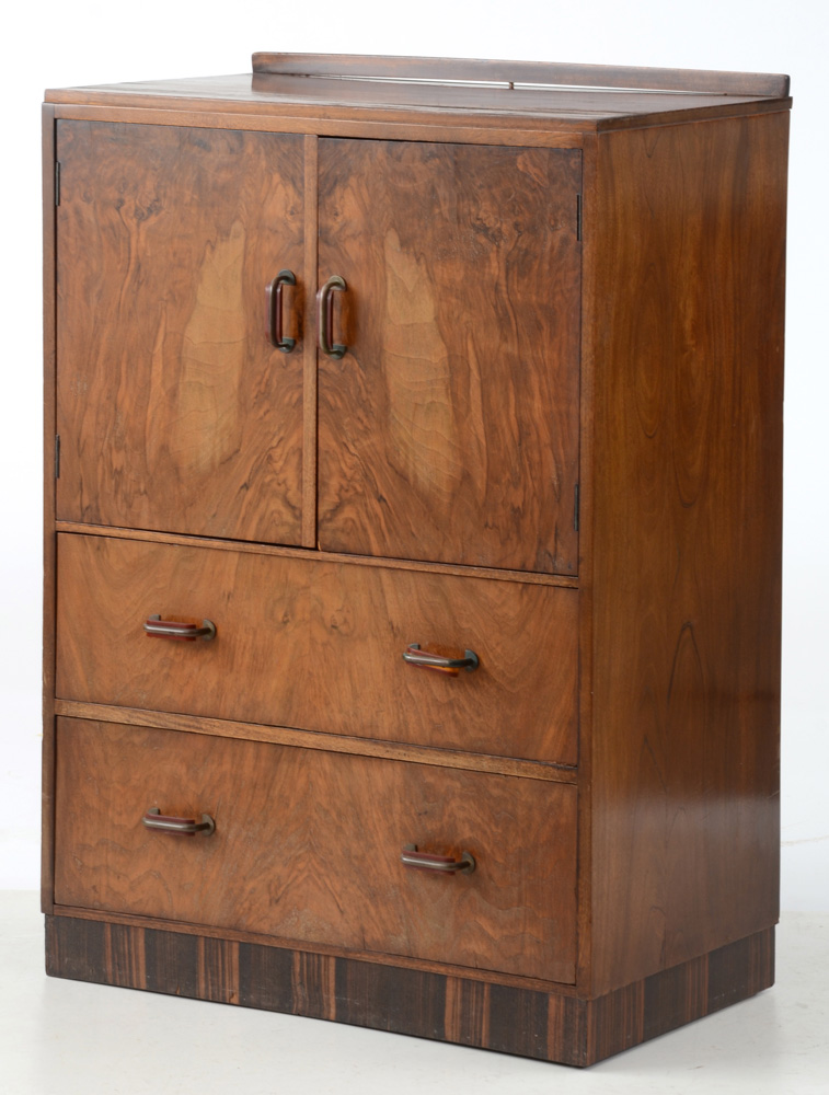 Vintage Walnut Media Cabinet