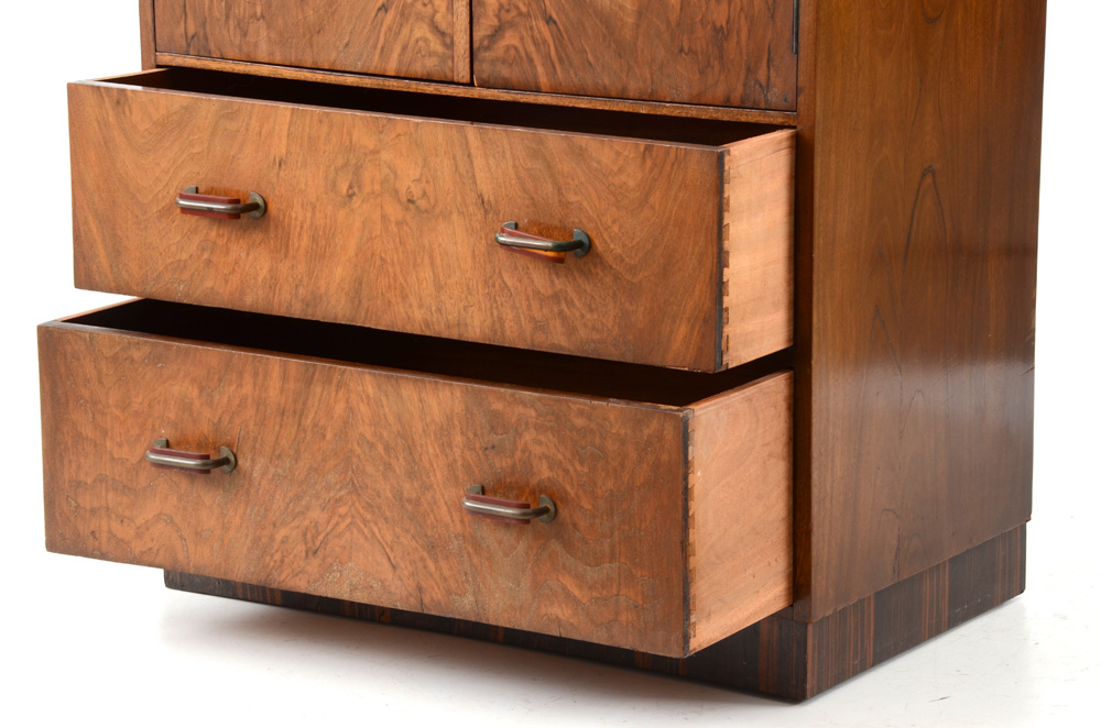 Vintage Walnut Media Cabinet