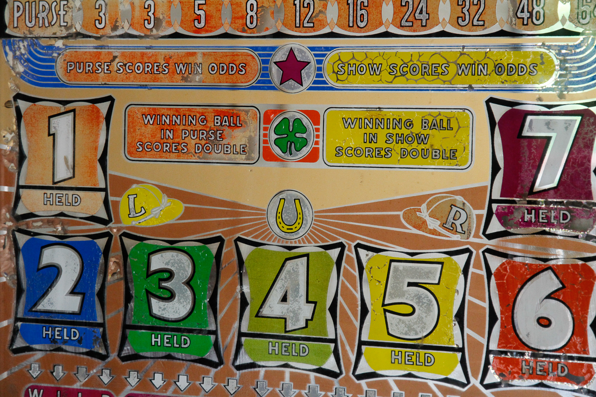 1950 Bally "Turf King" Bingo Pinball Machine