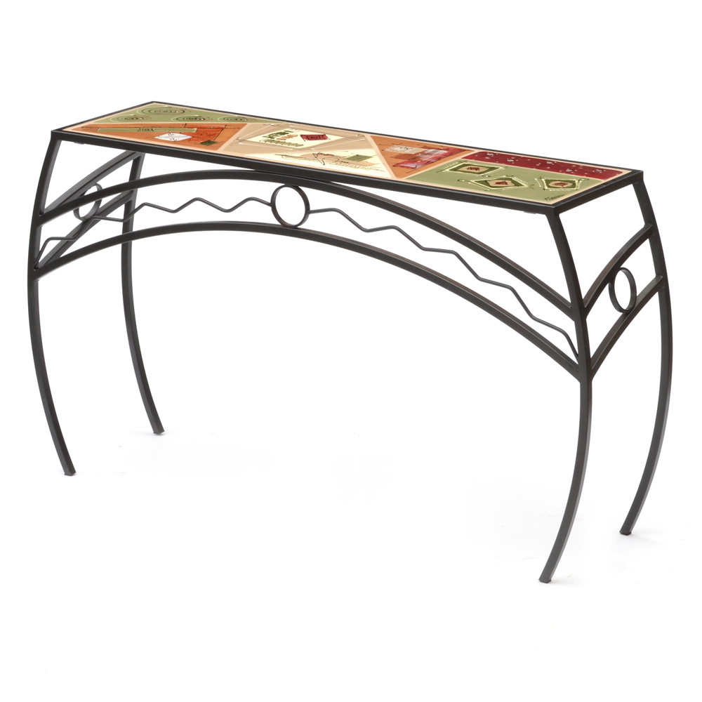 Staropoli Tile Top Console Table
