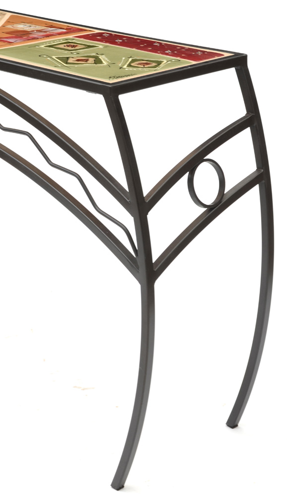 Staropoli Tile Top Console Table