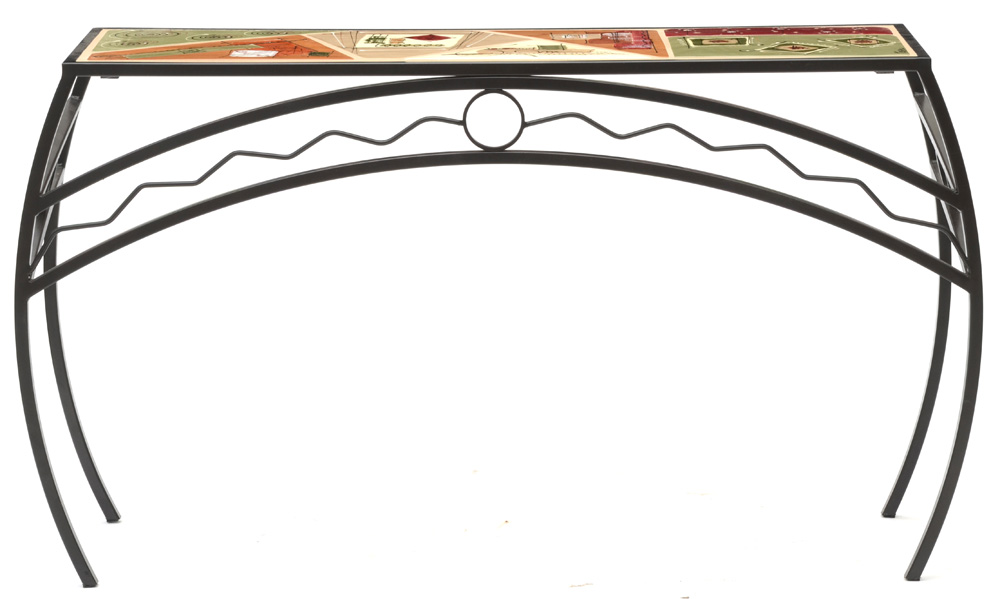 Staropoli Tile Top Console Table