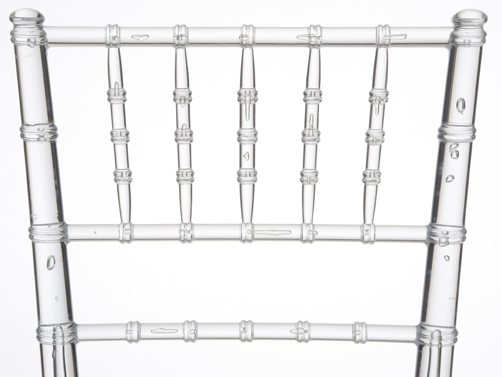 Clear Acrylic Chiavari Style Side Chair