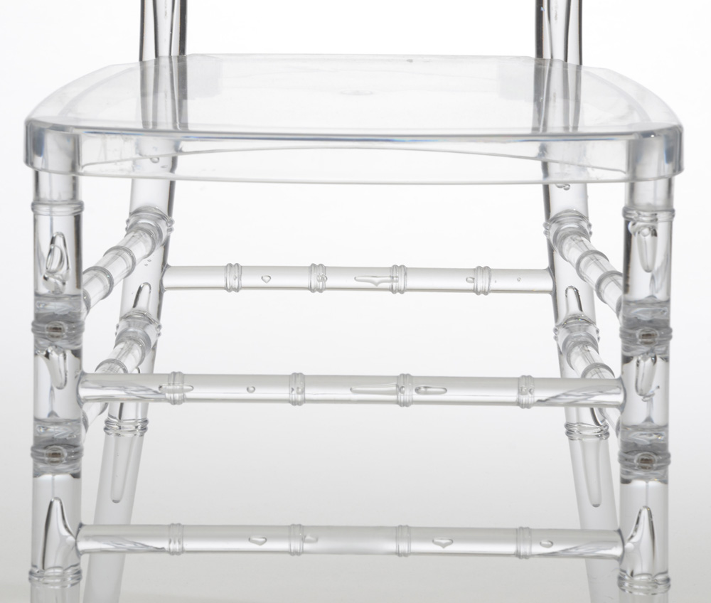 Clear Acrylic Chiavari Style Side Chair