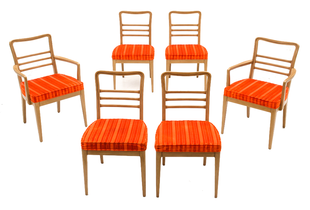 Mid Century Ladder Back Dining Chairs