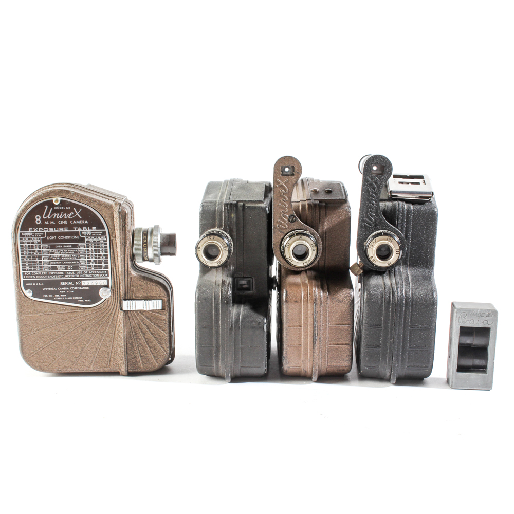 Univex 8mm Movie Camera Collection