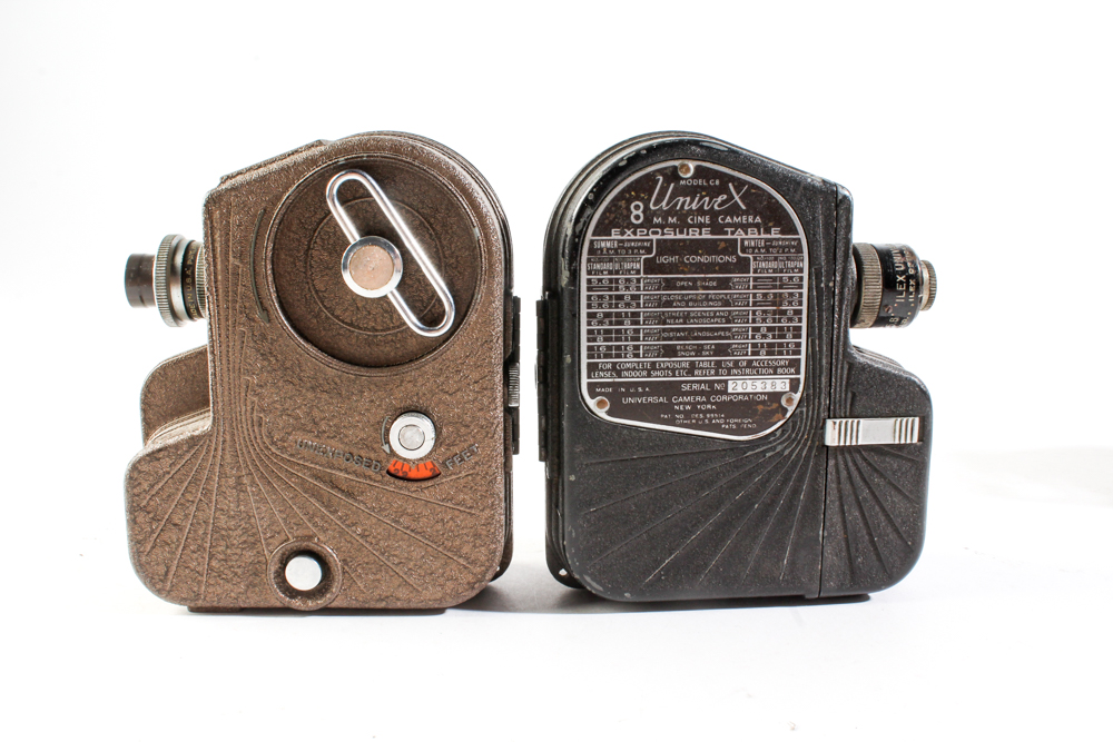 Univex 8mm Movie Camera Collection