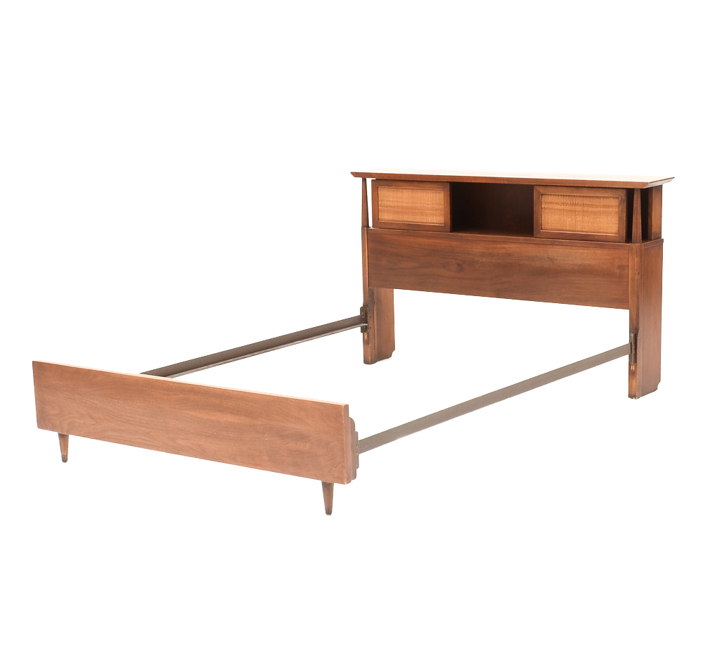 Mid Century Modern Queen Bed Frame