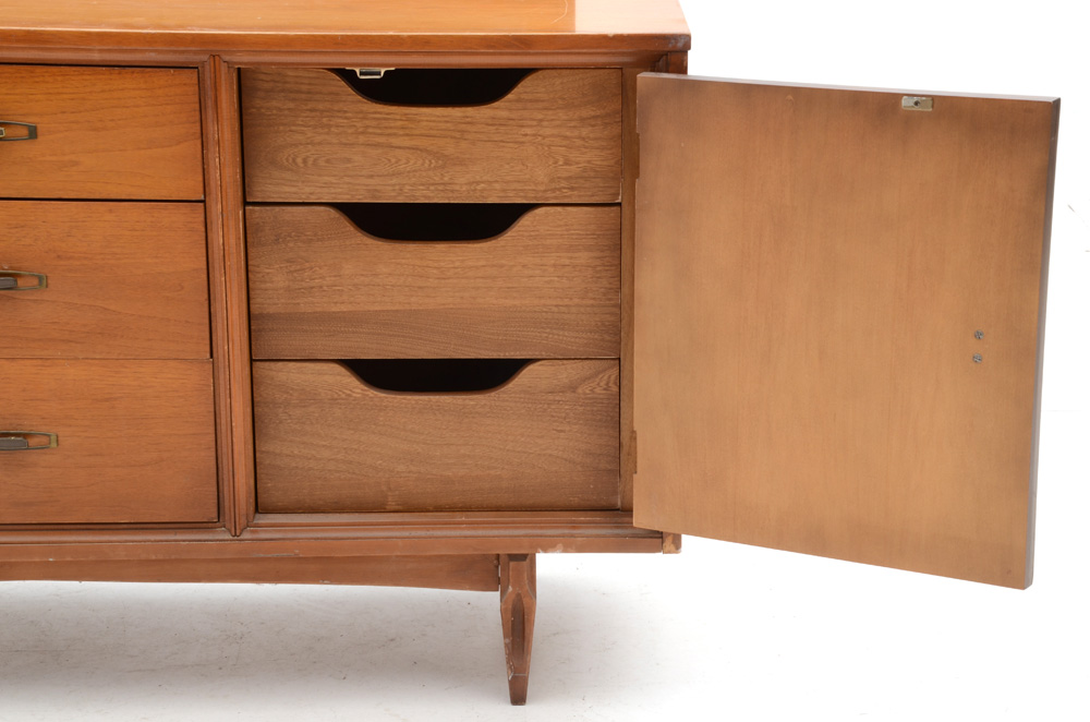 Mid Century "Mainline" Dresser With Mirror by Hooker
