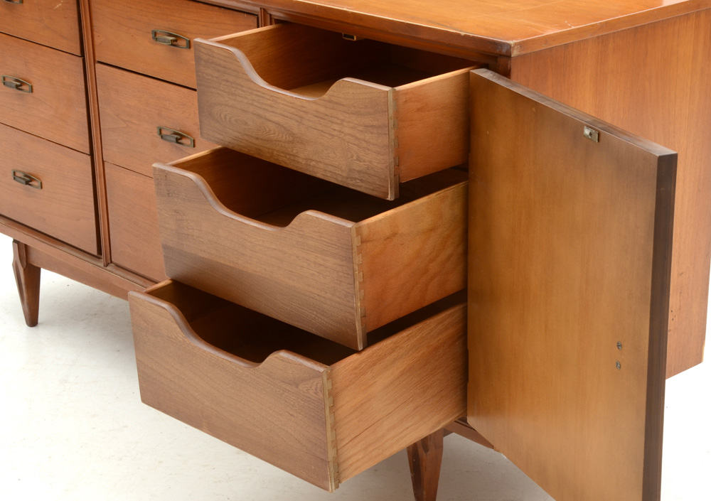 Mid Century "Mainline" Dresser With Mirror by Hooker