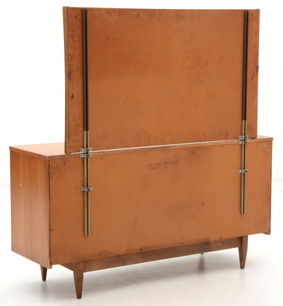 Mid Century "Mainline" Dresser With Mirror by Hooker