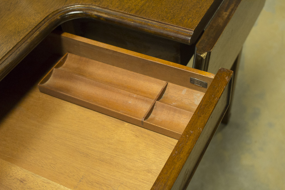 Mid Century Modern Desk by Myrtle Desk