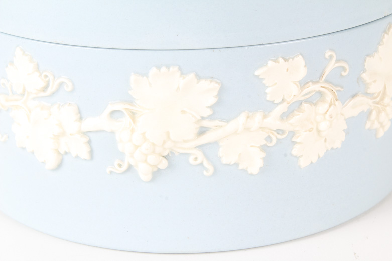 Wedgwood Embossed Queensware Lidded Dish