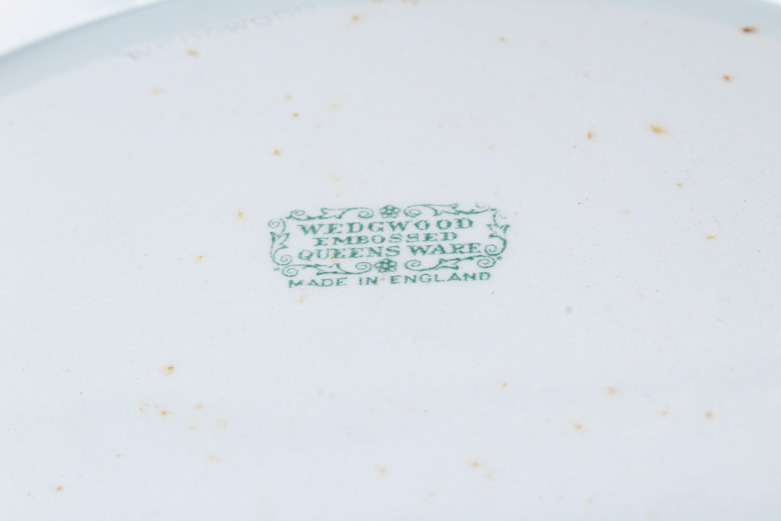 Wedgwood Embossed Queensware Lidded Dish