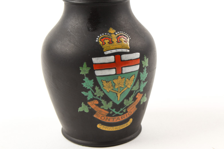 Vintage Wedgwood Basalt Souvenir Pitcher