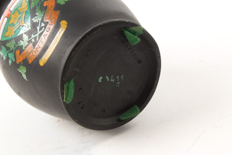 Vintage Wedgwood Basalt Souvenir Pitcher