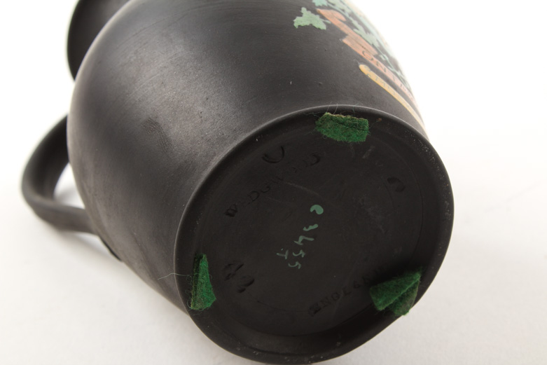 Vintage Wedgwood Basalt Souvenir Pitcher