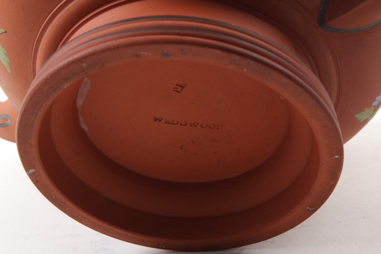 Wedgwood Hand-Painted Floral Urn