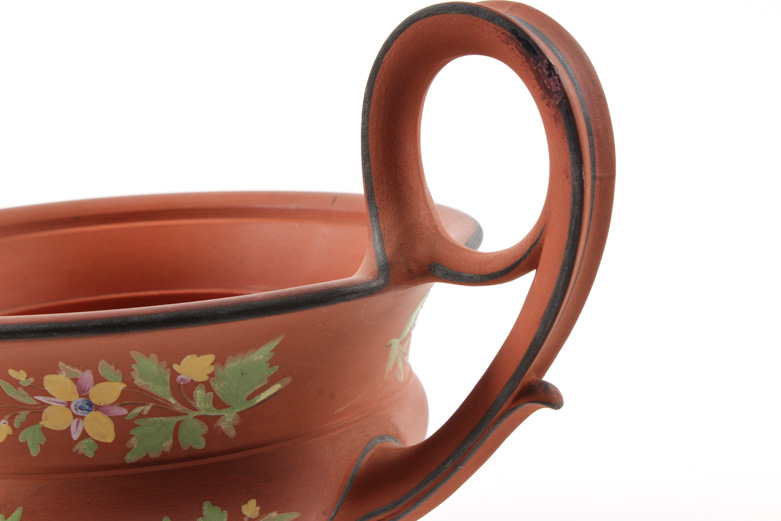 Wedgwood Hand-Painted Floral Urn