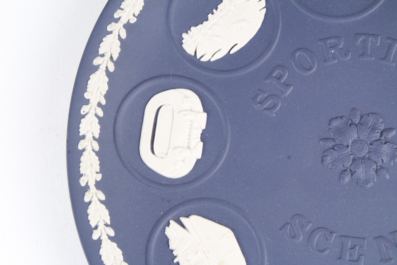 Wedgwood Jasperware Commemorative Plates Including "Sporting Scenes"