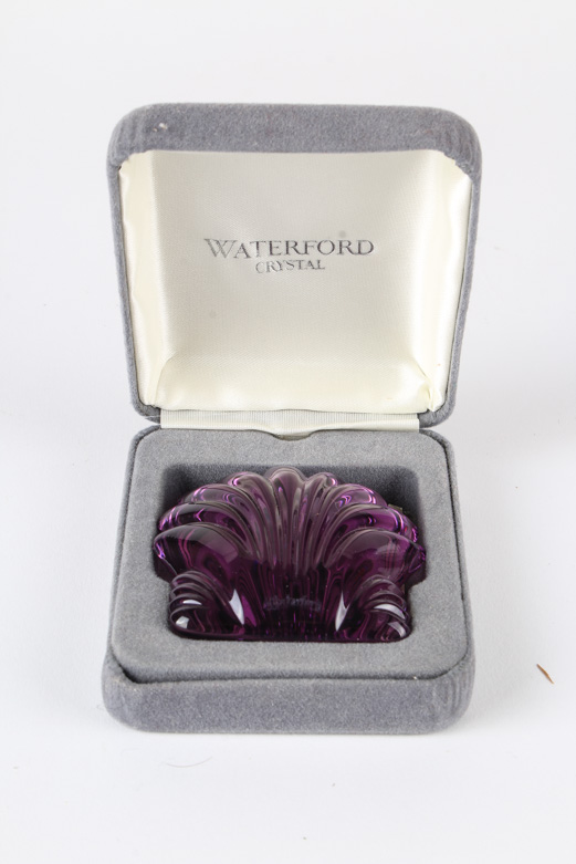 Waterford Trinket Box and Paperweight