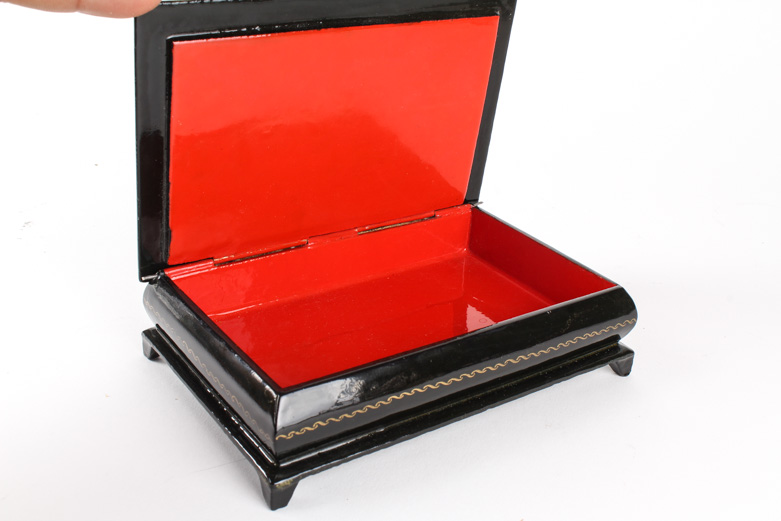 Vintage Jewelry Boxes and Facial Paper Holder