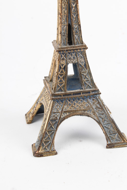 Die-Cast Eiffel Tower and Oxidized Metal Coasters
